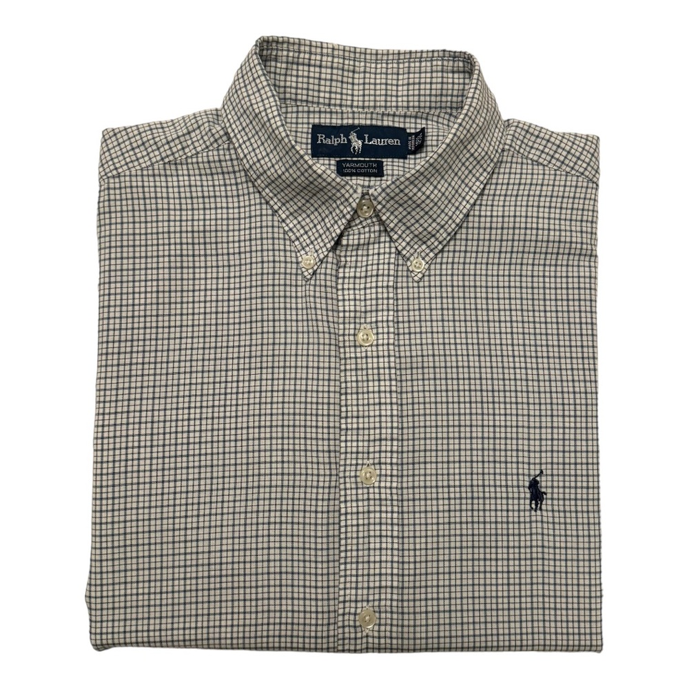 Men’s Vintage Polo Ralph Lauren Long Sleeve Casual Button Down Shirt